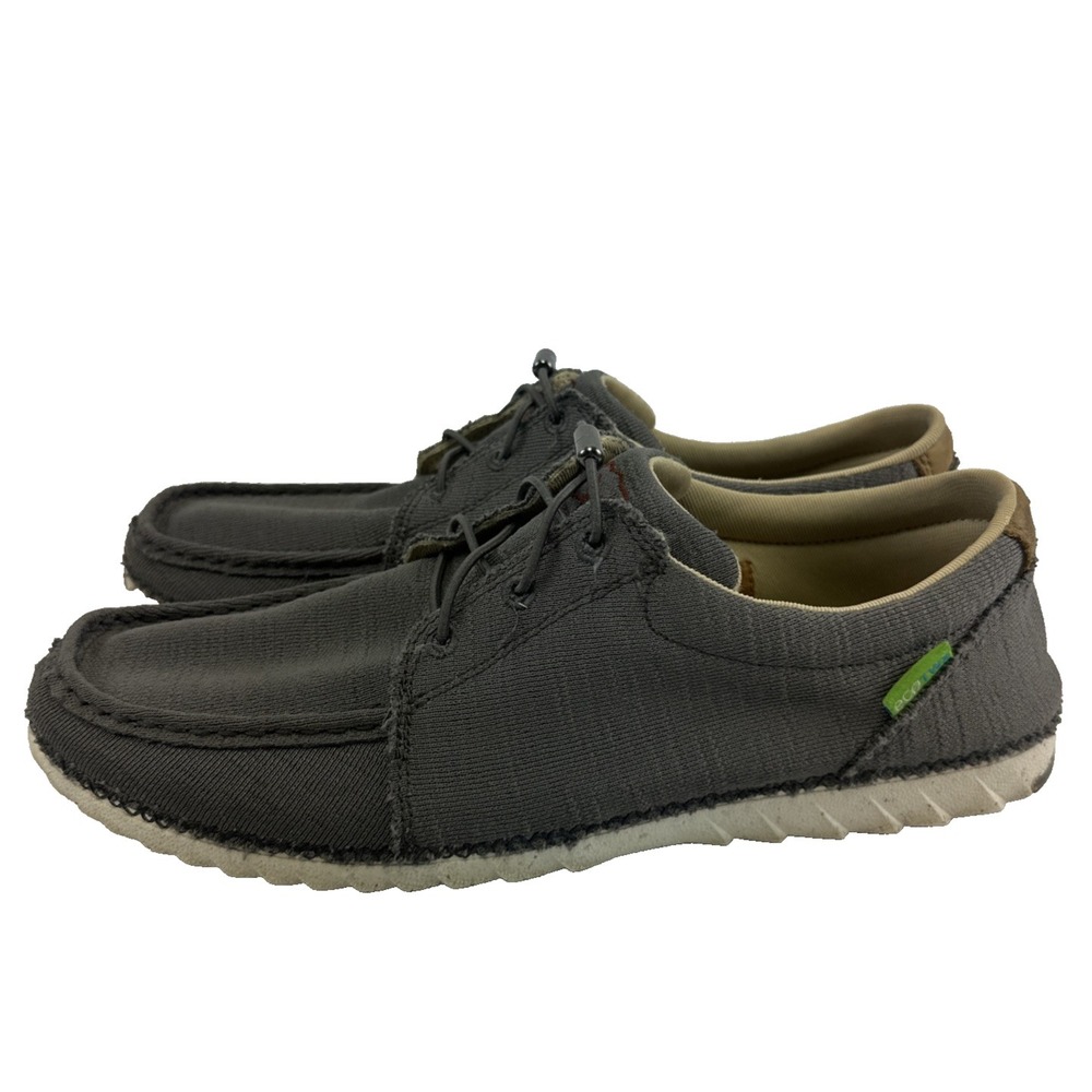 Twisted X Zero-X Slip On Moc Casual Shoe Gray Fabric Stretch MZX0006 Men 11.5